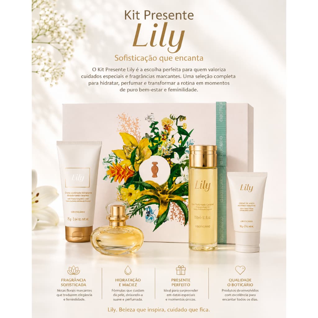 Kit Presente especial lily completo