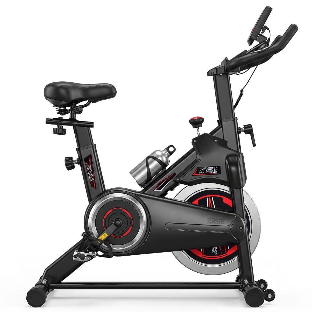 Bicicleta Spinning Ergométrica Silenciosa com Monitor – Suporta até 150 kg, Ideal para Treino em Casa