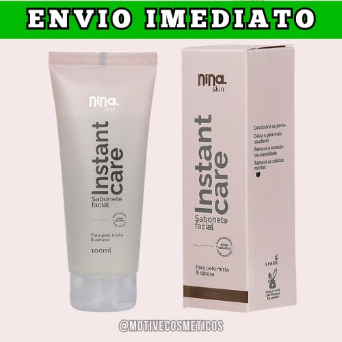 Nina Makeup Sabonete Facial Instant Care 100ml