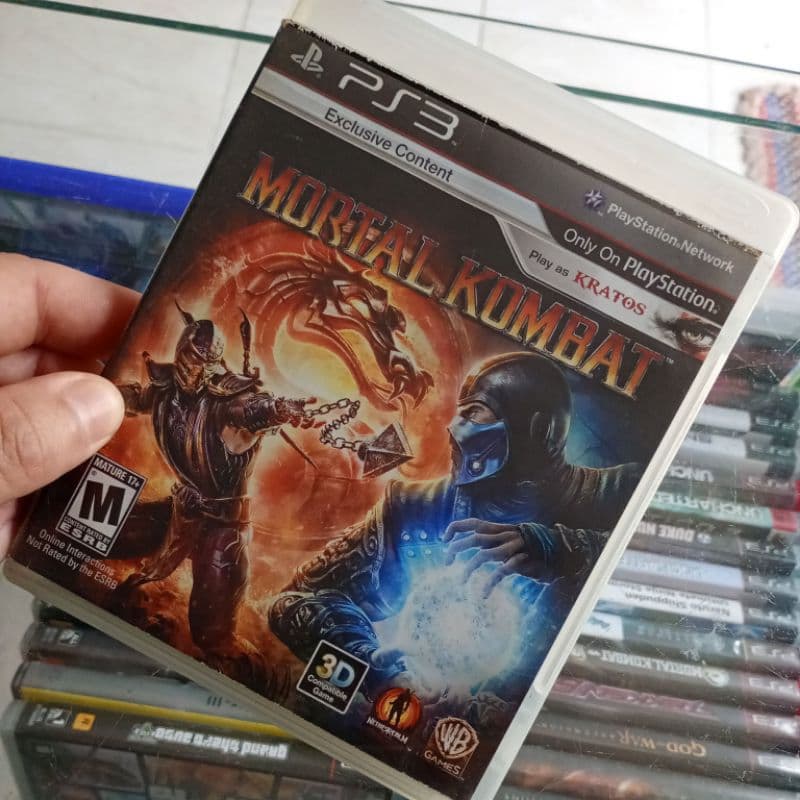 JOGO MORTAL KOMBAT (KRATOS) PS3 MIDIA FÍSICA SEMI NOVO