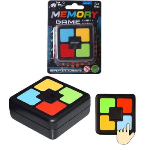 Jogo da Memória Eletrônico com Luz e Som | Brinquedo Educativo Infantil +4 Anos | Desafio de Cores