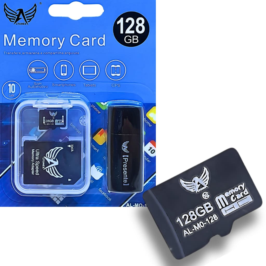 Altomex Cartão de memoria camera 128 GB Ideal para camera dome e celulares