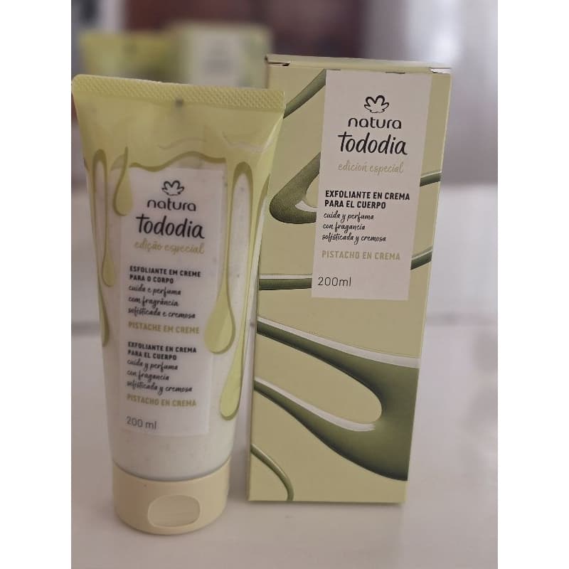 Natura tododia esfoliante em creme para o corpo Pistache 200ml