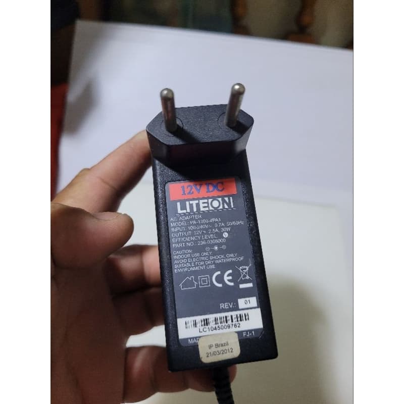 Fonte 12v 2,5a Liteon Model Pa-1300-4pa1