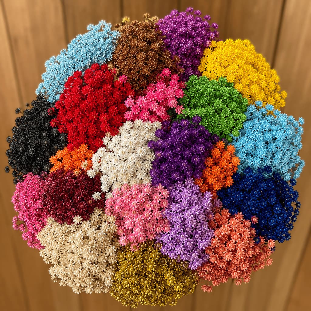 Flor Sempre Viva Desidratada Buquê 200 Até 800 Flores Decoração Arranjos Todas as Cores 1,2,3 Ou 4 Buquês Premium