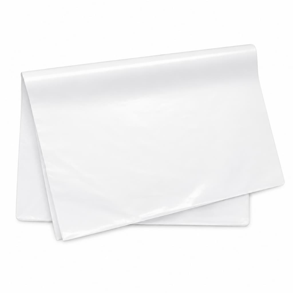 Papel Seda Branco 200 a 500 folhas - calçados, embrulho, presente, artesanato - Papelaria