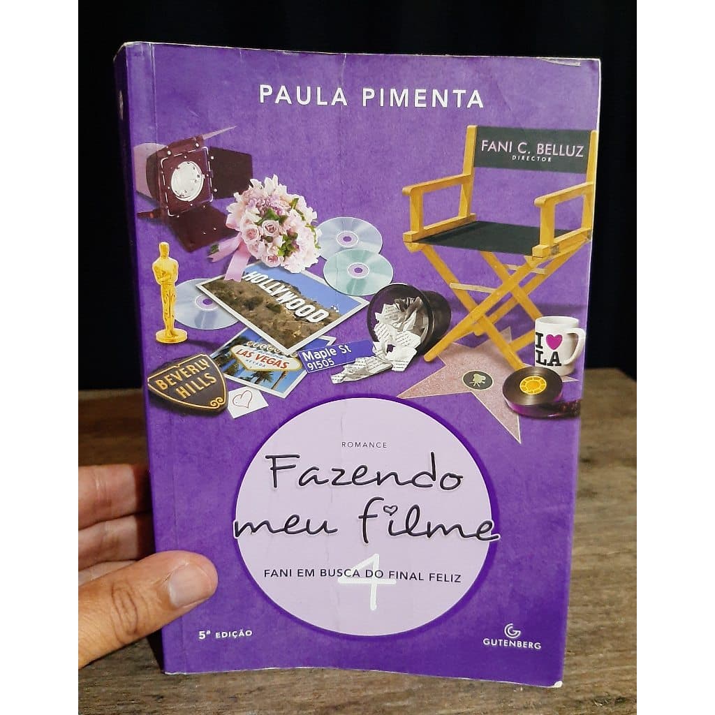 Livro Fazendo meu Filme 4 - Fani em Busca do Final Feliz - Paula Pimenta