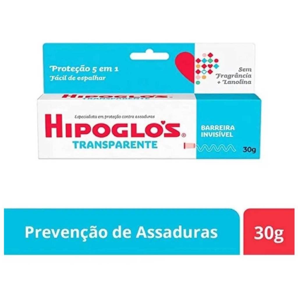Kit Cremes Preventivo Contra Assaduras Hipoglós Transparente 30g