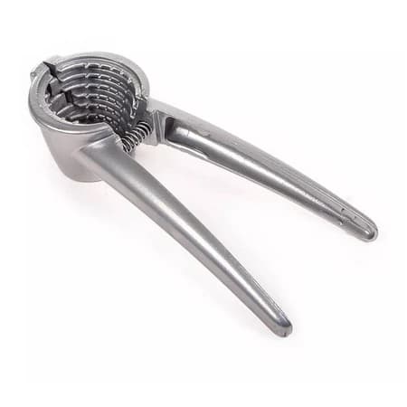 Quebra Nozes em Inox Abridor Alicate Castanha Champagne