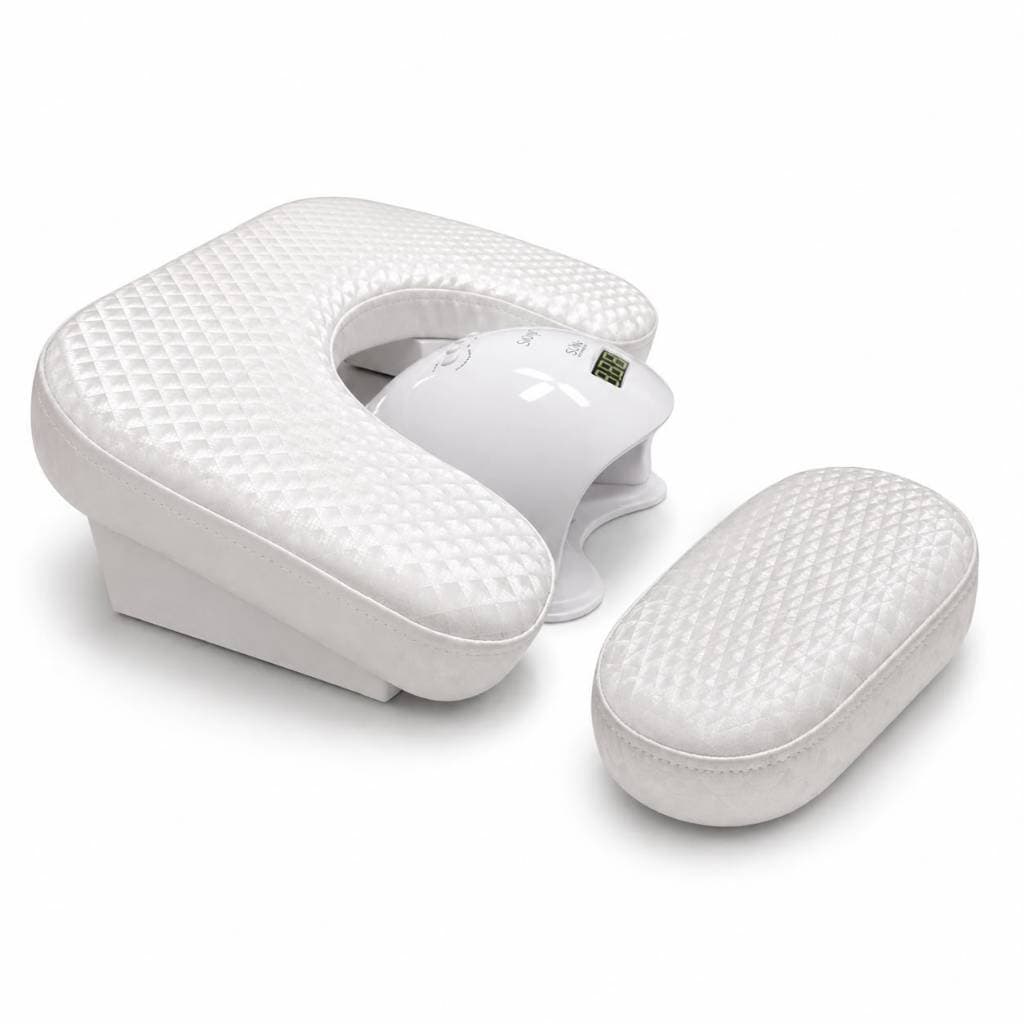 KIT Apoio de Mão Punho Para Manicure Sirius Nail Designer S28 + Apoio de Cotovelo S10