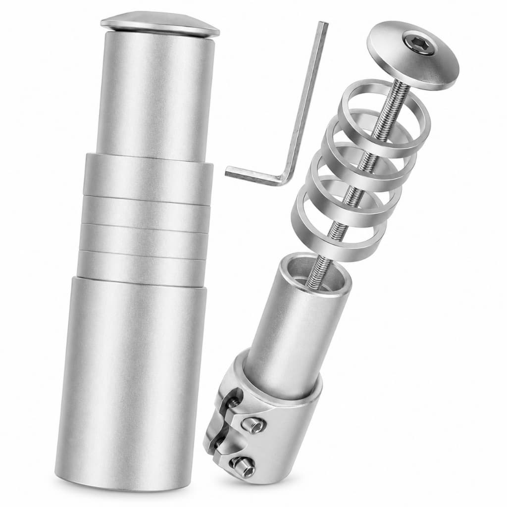 Extensor Prolongador De Espiga Garfo para bicicleta Suspensao Mesa De Guidão