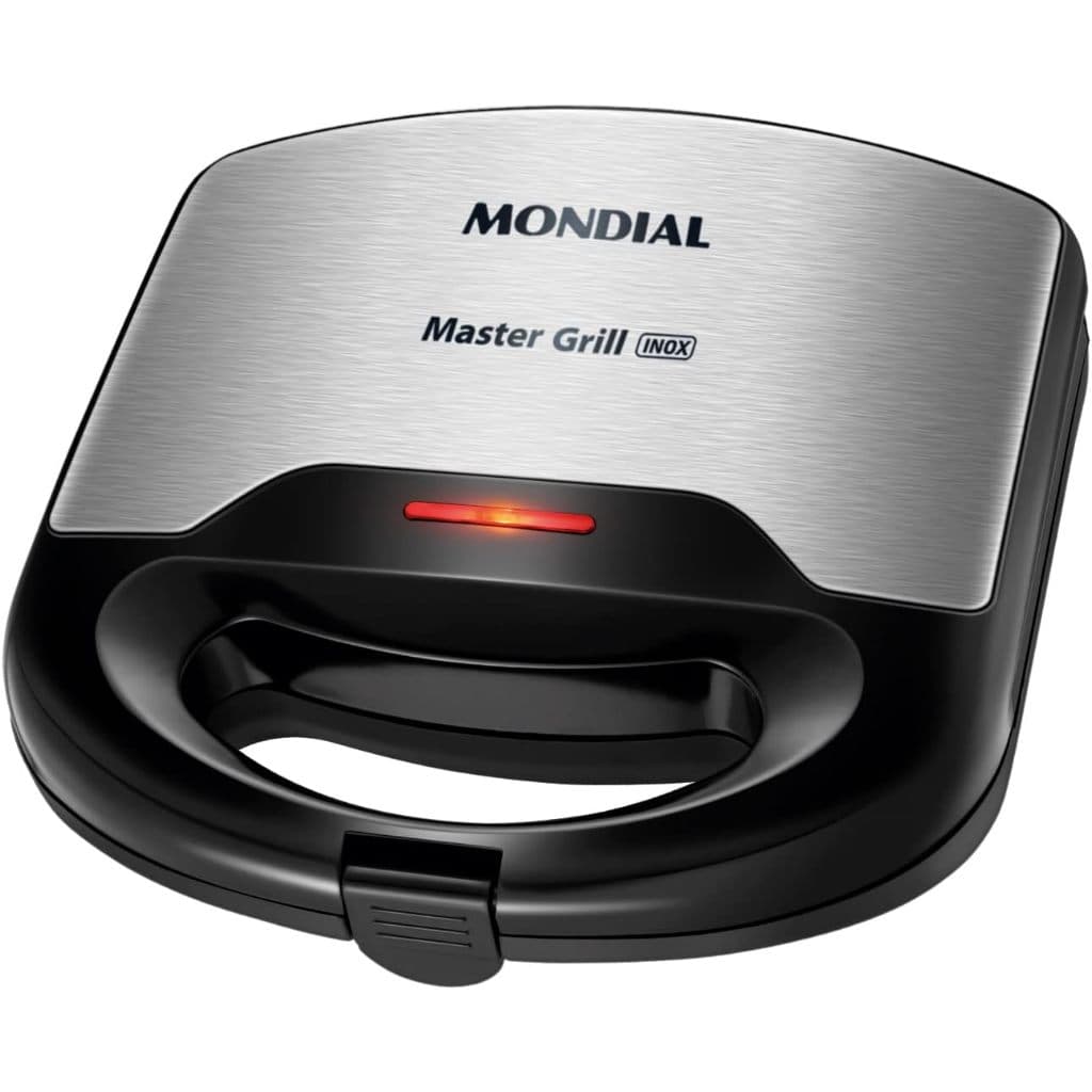 Sanduicheira Master Grill, Preto/Inox, 750W, 220V - S-20