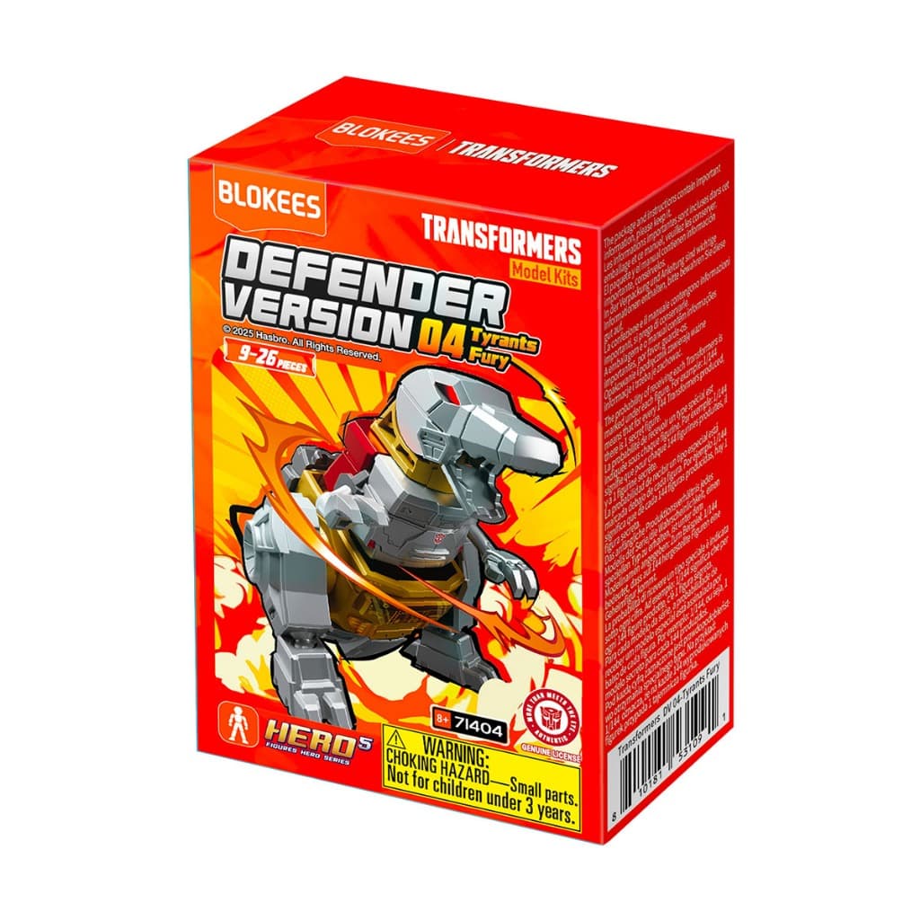 Boneco Blokees Transformers Defender Version 04 Tyrants Fury