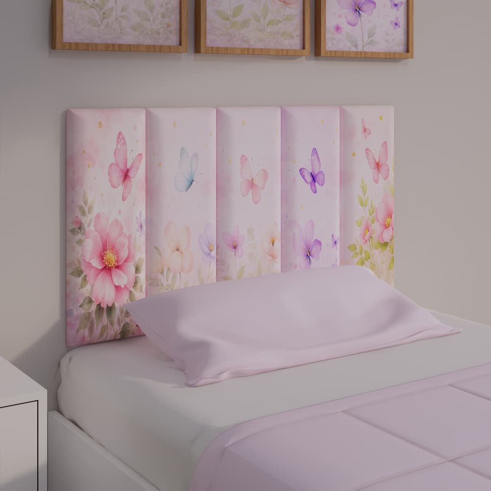 KIT CABECEIRA INFANTIL PERSONAGENS CAMA BOX TODOS TAMANHOS