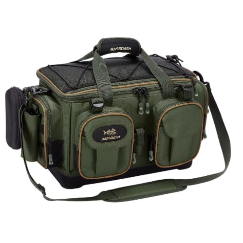 Bolsa equipamento de pesca Bassdash resistente à água pacote de armazenamento de equipamentos
