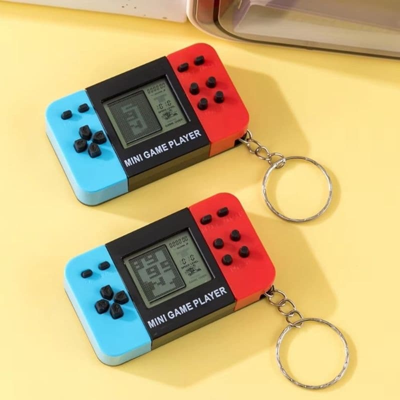 Chaveiro portátil Mini Game Clássico Console Retrô