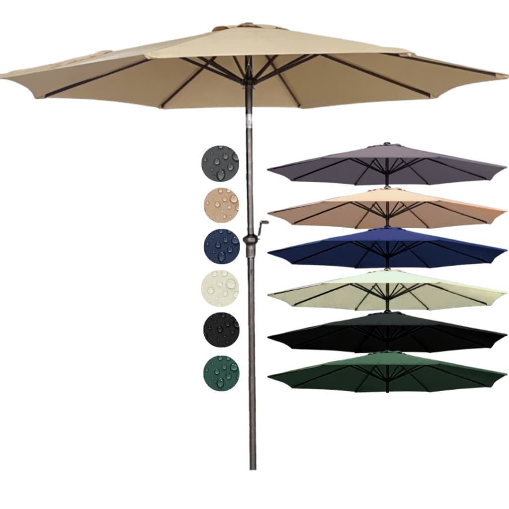 Ombrelone Guarda Sol 3m Jardim Piscina Praia Reto Grande Resistente Proteção Solar Área Externa