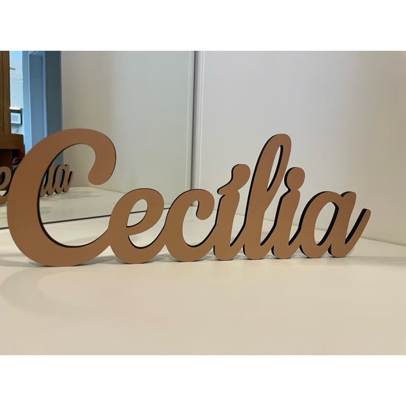 Nome Personalizado em MDF
