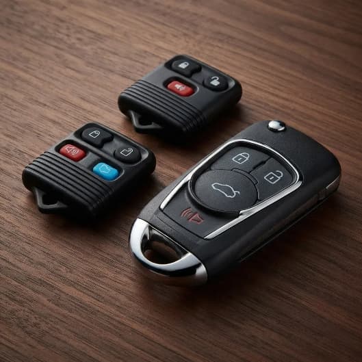 Chave Canivete Controle Compatível com Alarme Fo rd K a Eco sport Fie sta 4b