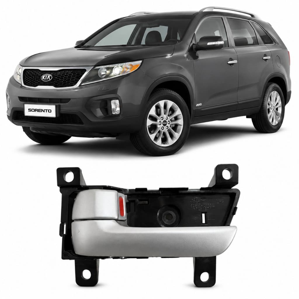 Maçaneta Interna Traseira Esquerda Kia Sorento 2010 A 2015