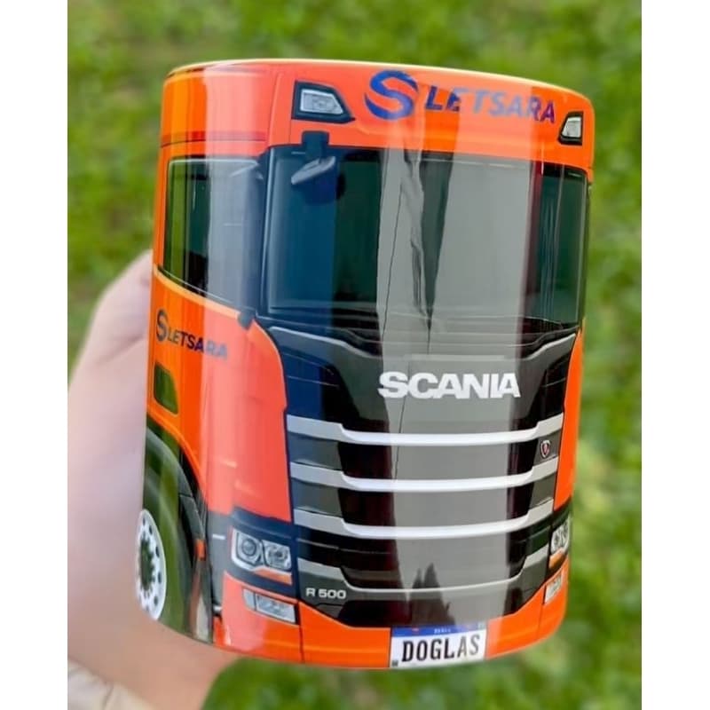 caneca personalizada caminhão cerâmica