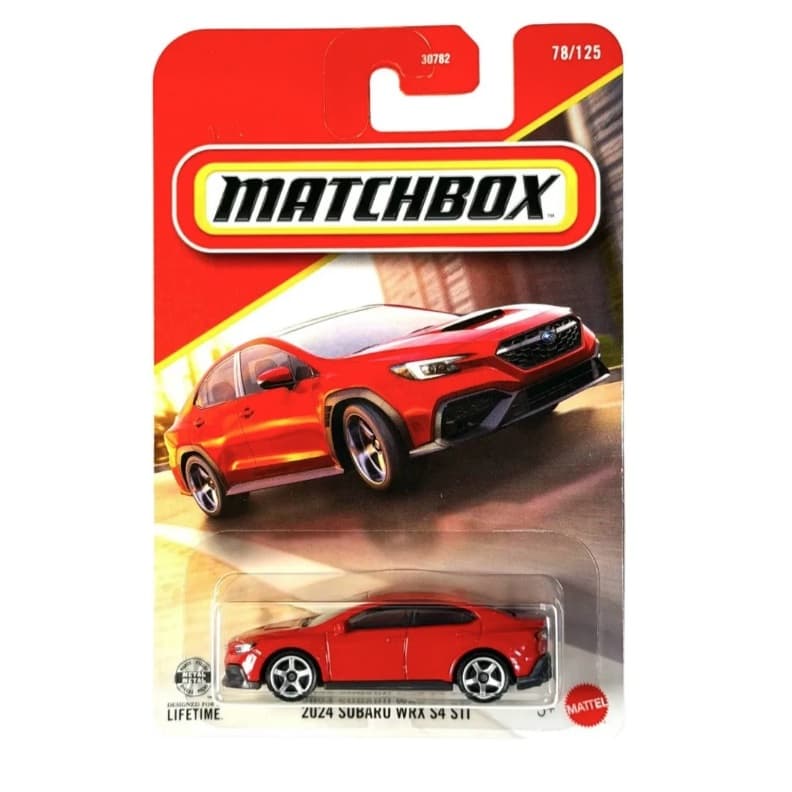 Matchbox Miniaturas Colecionáveis 78/125 Subaru WRX S4 Ref 30782