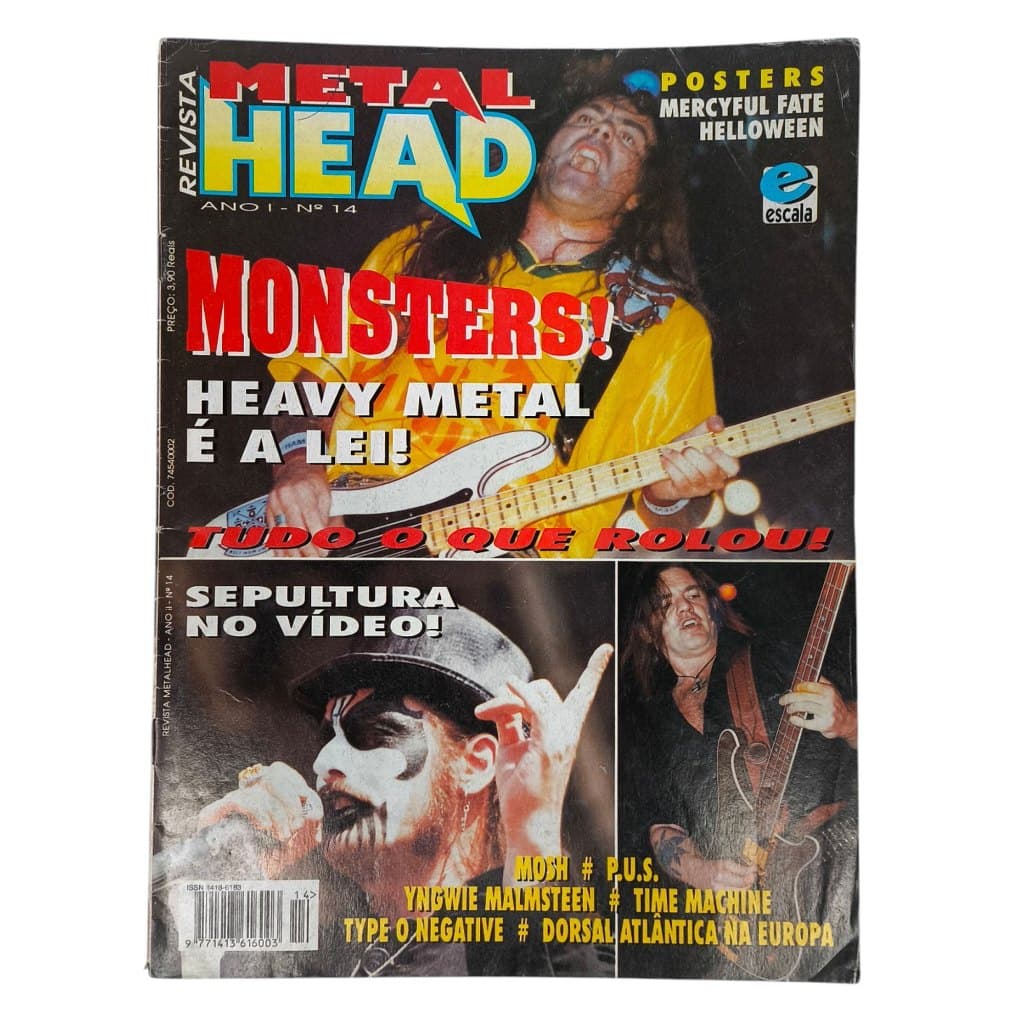 Revista Metal Head - Heavy Metal e Rock - 1995