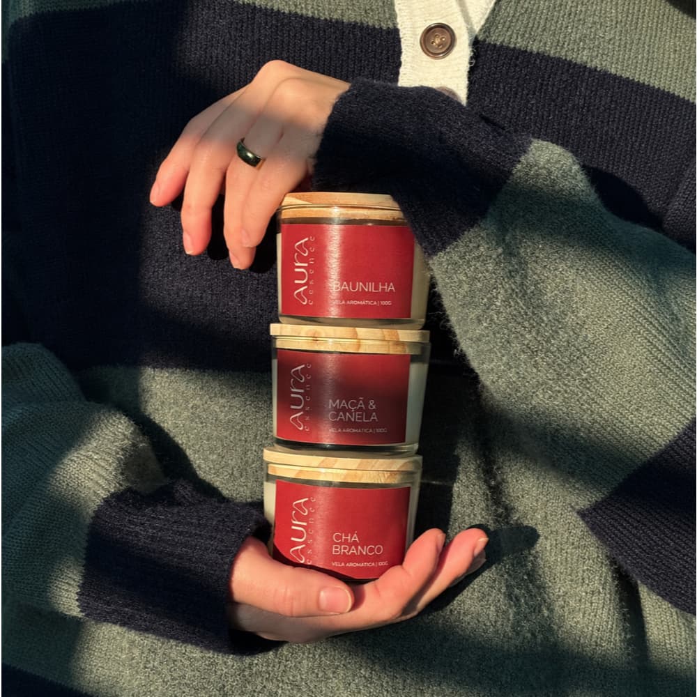 Vela aromática artesanal | 100g