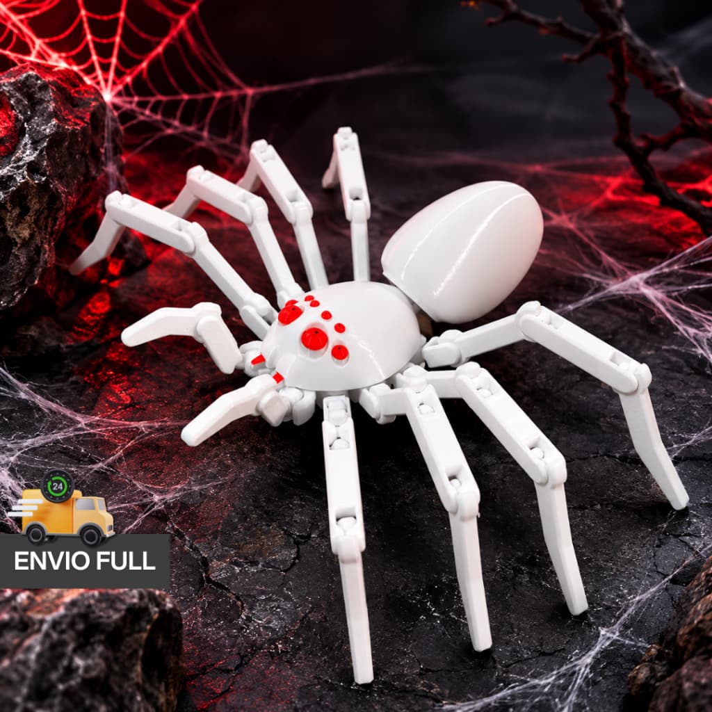 Aranha Articulada Flexível Decorativa Móvel Brinquedo Decoração Relaxante Antiestresse Envio Rápido