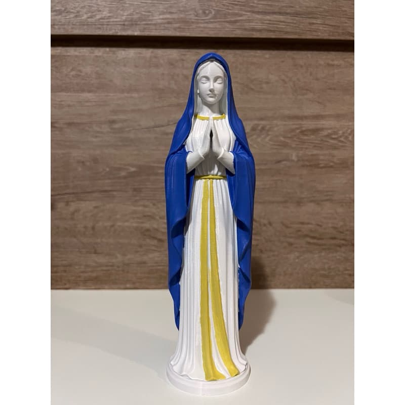 Imagem nossa SENHORA PLA 23 cm pintada a mão