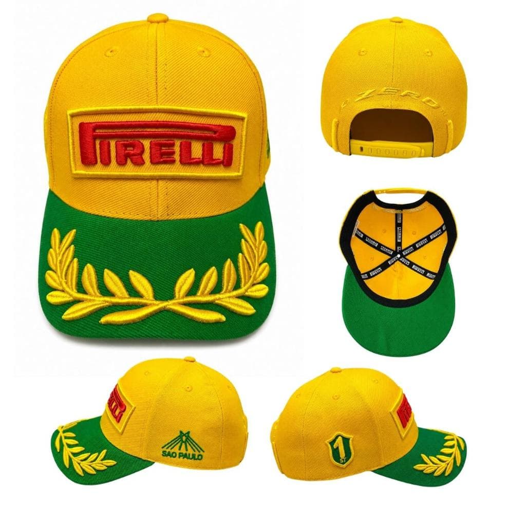 Boné Pirelli Edição Brasil Podium Formula1 Interlagos Motogp Automobilismo F1 Senna Hamilton Motogp