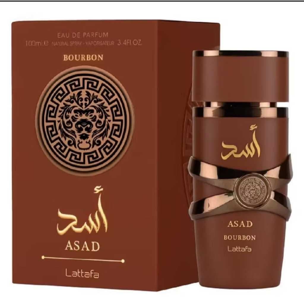 PERFUME ÁRABE MASCULINO ASAD BOURBON – LATTAFA | EAU DE PARFUM 100ML ORIGINAL