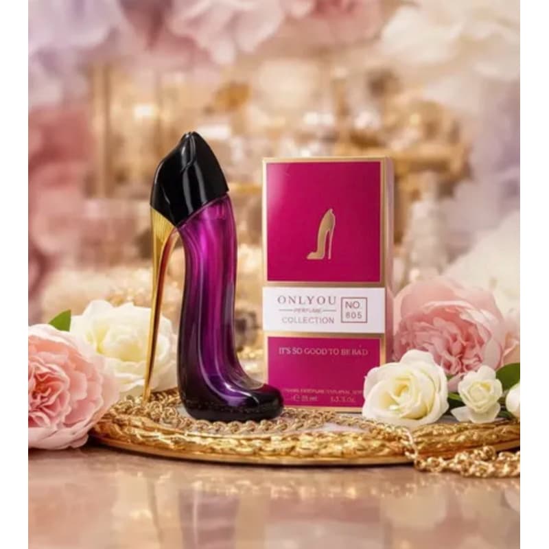 Perfume Onlyou Collection 605 30ml Perfume Feminino Elegante e Marcante Sapatinho colecionável Mini