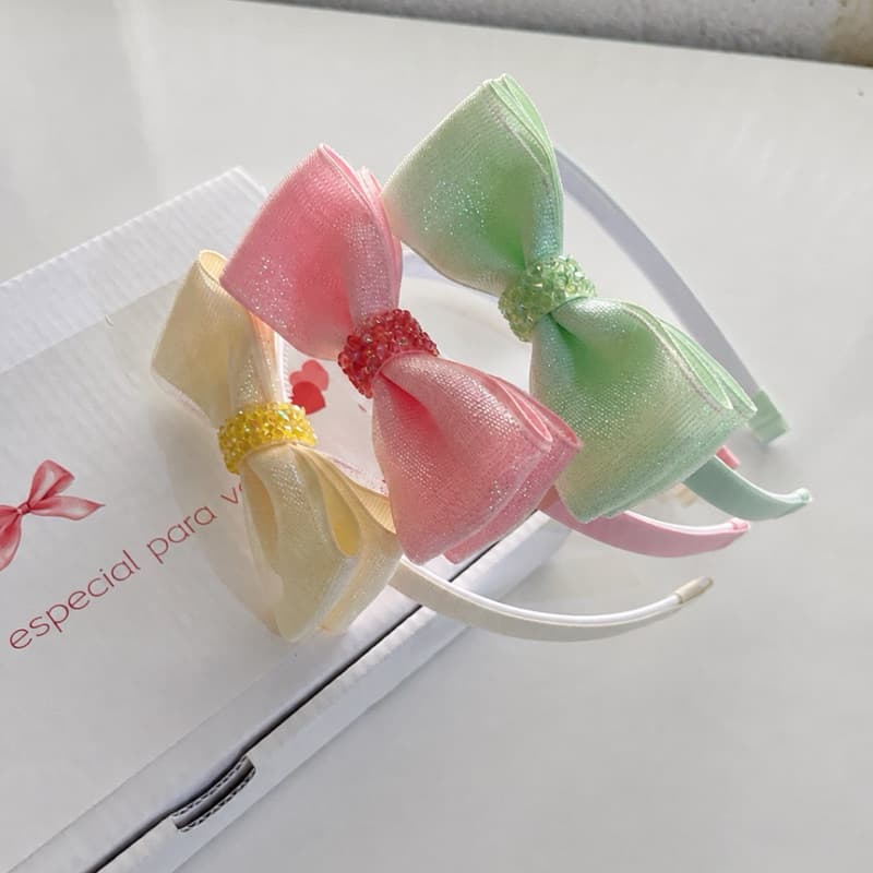 Kit com 3 cores/ Kit tiara delicada/ Tiara infantil/ Arco de laço infantil/ Tiara infantil