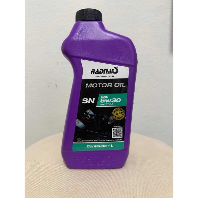 Óleo de Motor Radnaq 5W30 Sintético API SN – 1 Litro