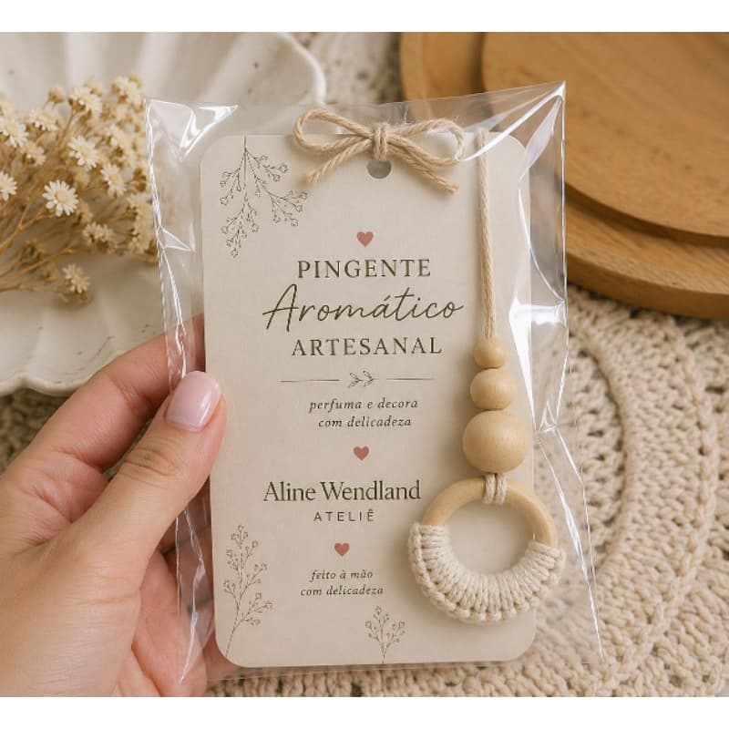 Pingente Aromatizador Artesanal em Fio Náutico | Aromatizador de Ambientes, Carro e Armários