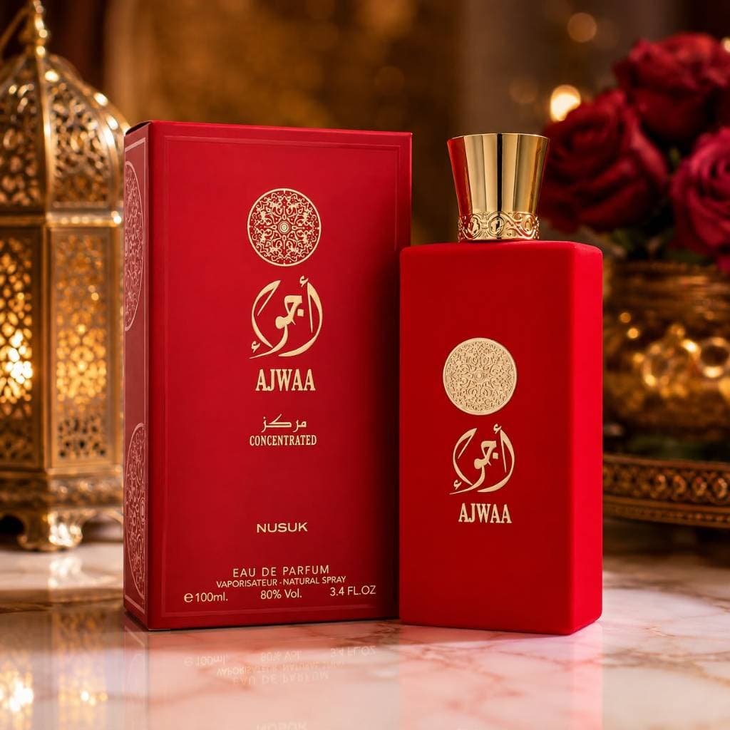 Ajwaaa red: uma fragrância feminina com clima de romance