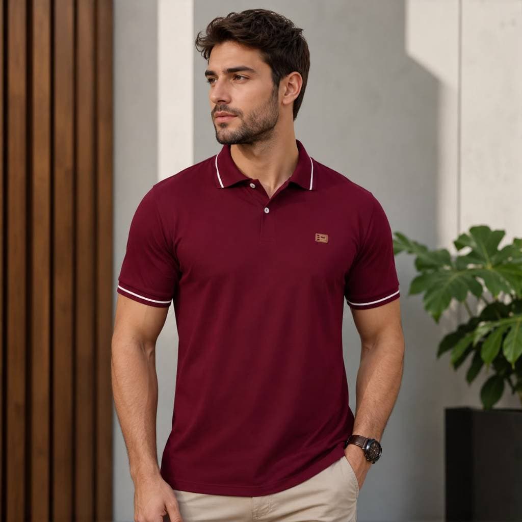 CAMISA GOLA POLO CAMISA MASCULINA ALGODÃO GOLA POLO BASICA