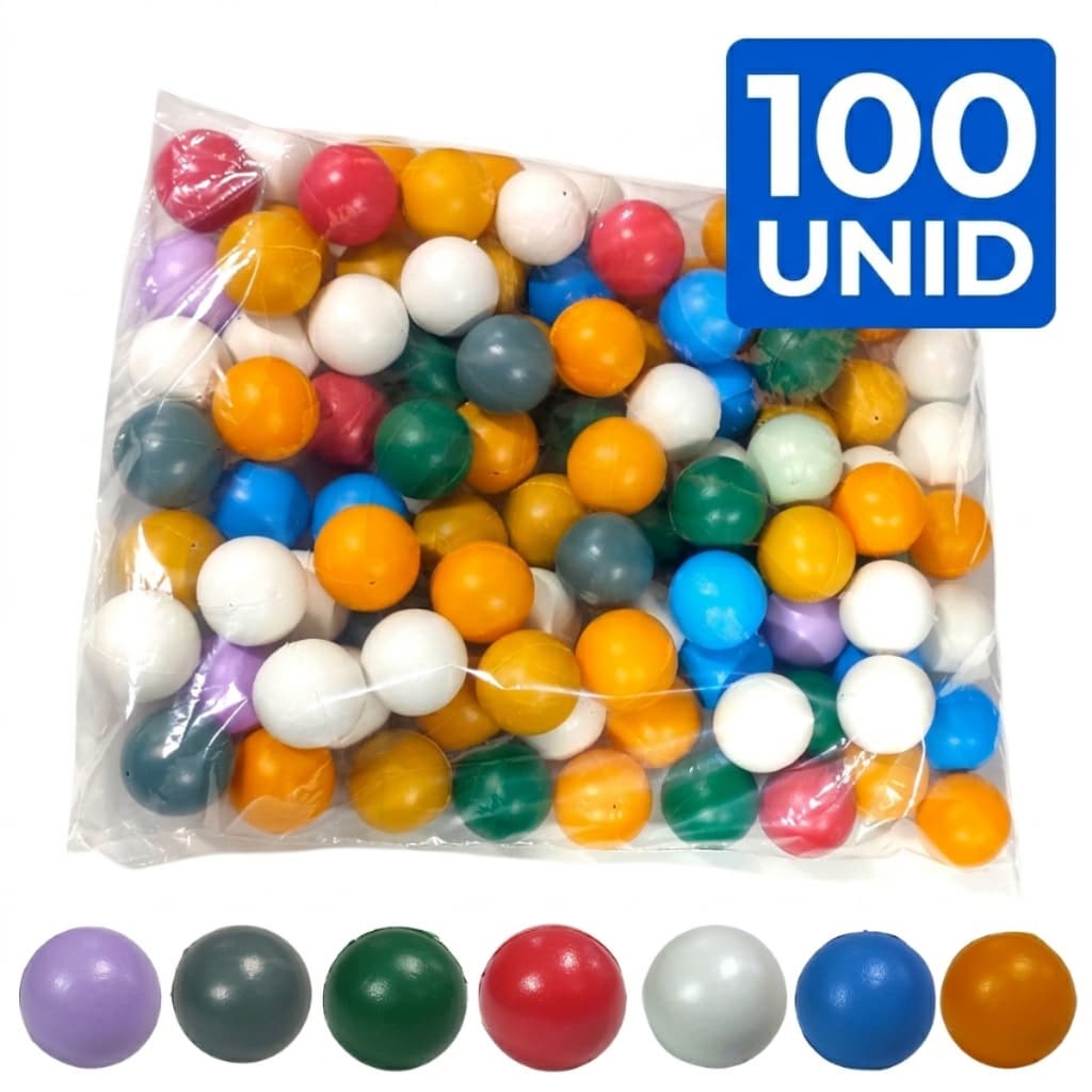 100 Bolas Bolinhas estilo Ping Pong Pacote Artesanato Básica Esporte pet bolinha Natal Pet Gato