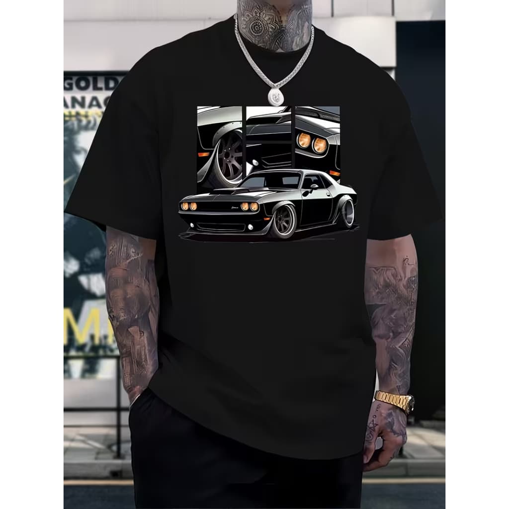Camisa masculina 100% algodão Camisa confortável e estilosa