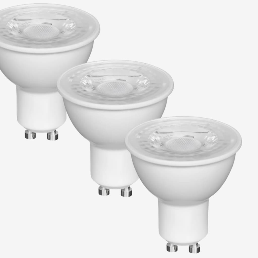 Kit 3 Lampadas Led Dicroica 4.8W Mr16 Gu10 para spot, lâmpadas e decoração