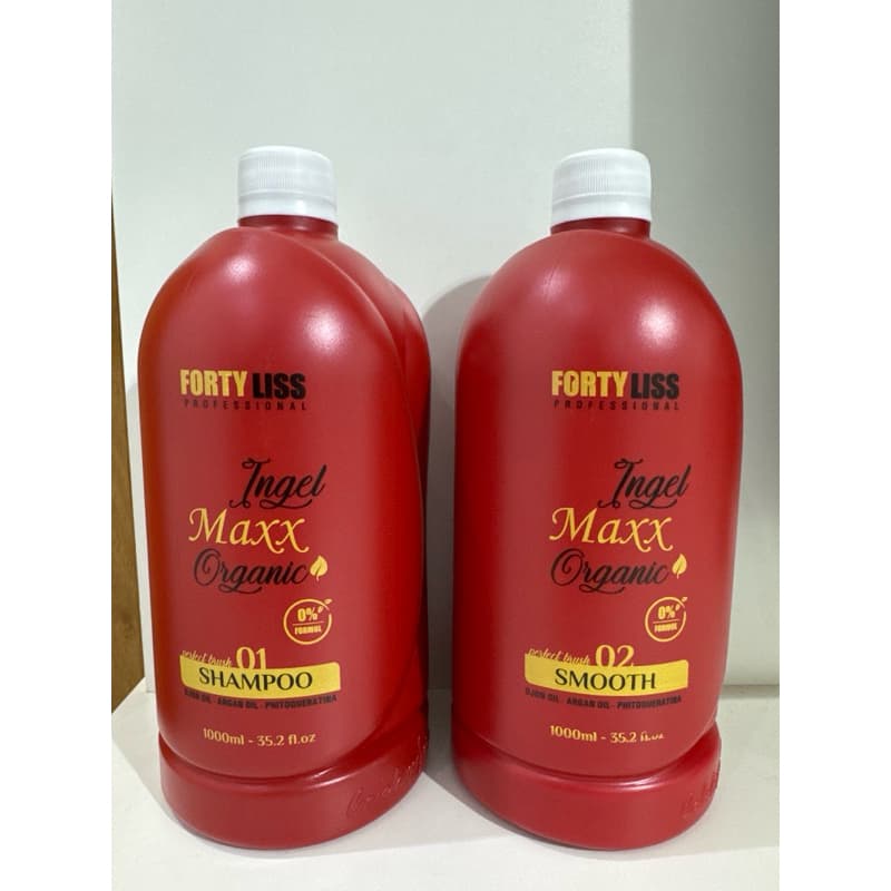 Cabelos Lisos e Sedosos com Ingel Maxx Progressiva kit para cabelos dificies resultado mais perfeito