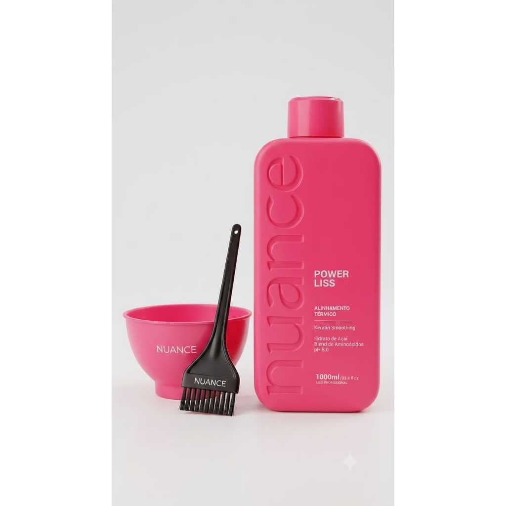 Progressiva Power Liss 1L Nuance - Liso Absoluto com Brilho Intenso e Nutrição Profunda