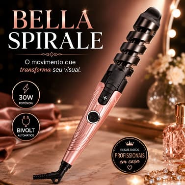 Modelador de Cachos Espiral 30W Bivolt para Cabelo Ondas e Cachos