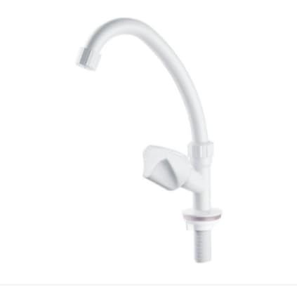 Torneira de Cozinha Bancada com Bica Móvel Plus 1/2’’ Branca