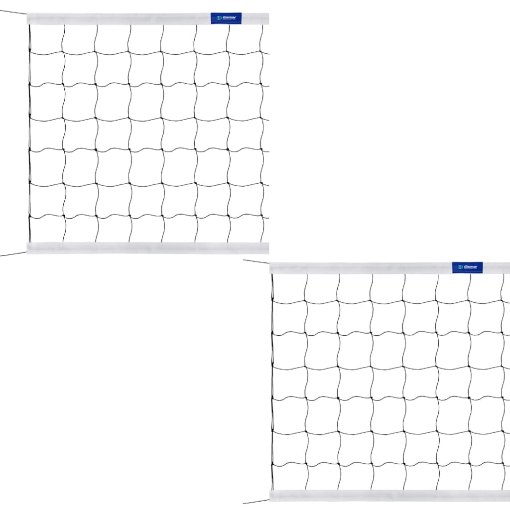 Kit 2 Redes de Vôlei 9,5m com 2 Faixas PVC