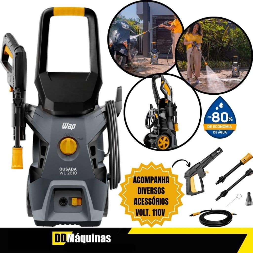Lavadora de Alta Pressão Ousada WL 2610 1500W 1750PSI 110V - WAP