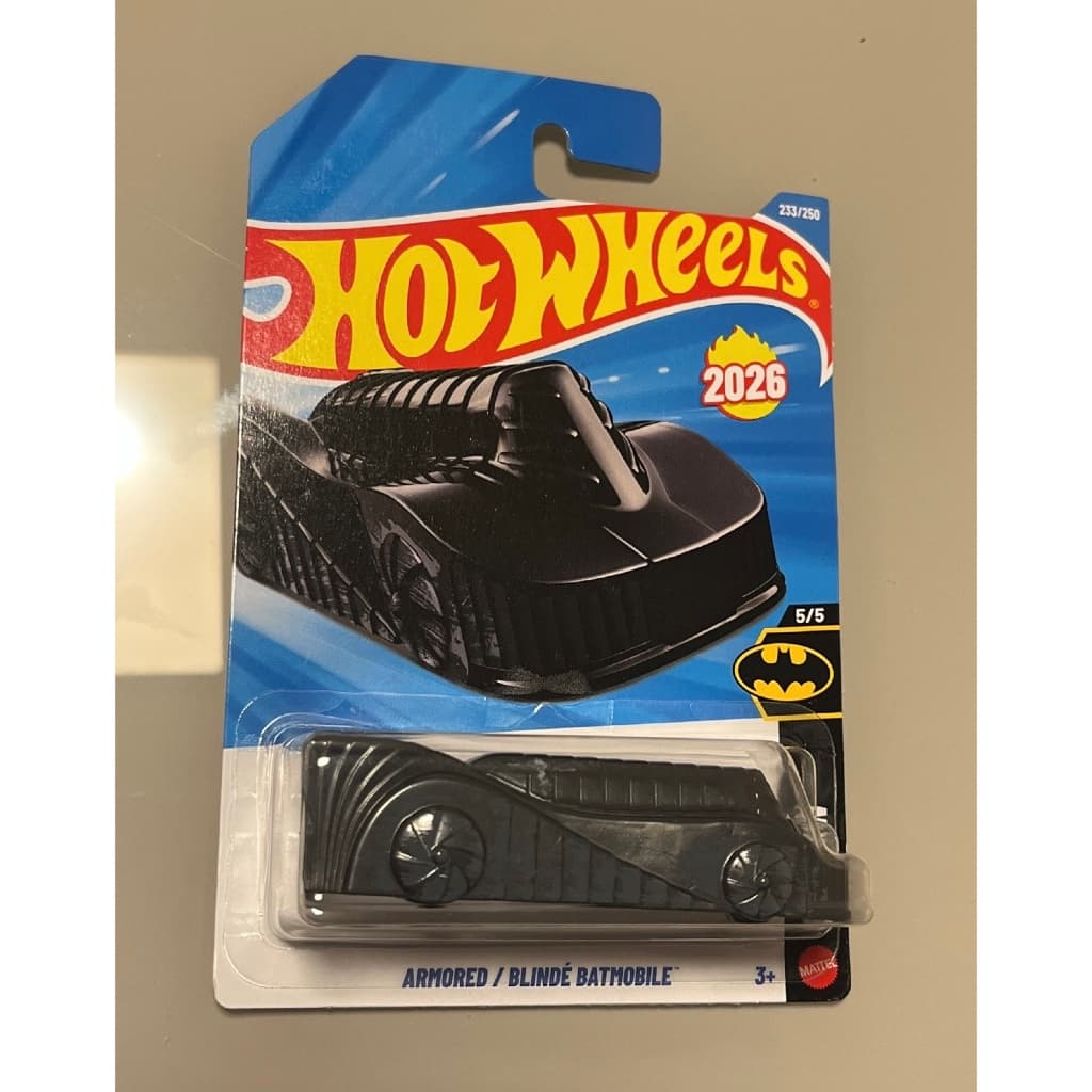 Carrinho Miniatura Hot Wheels Armored / Blinde Batmobile Batman Lote N
