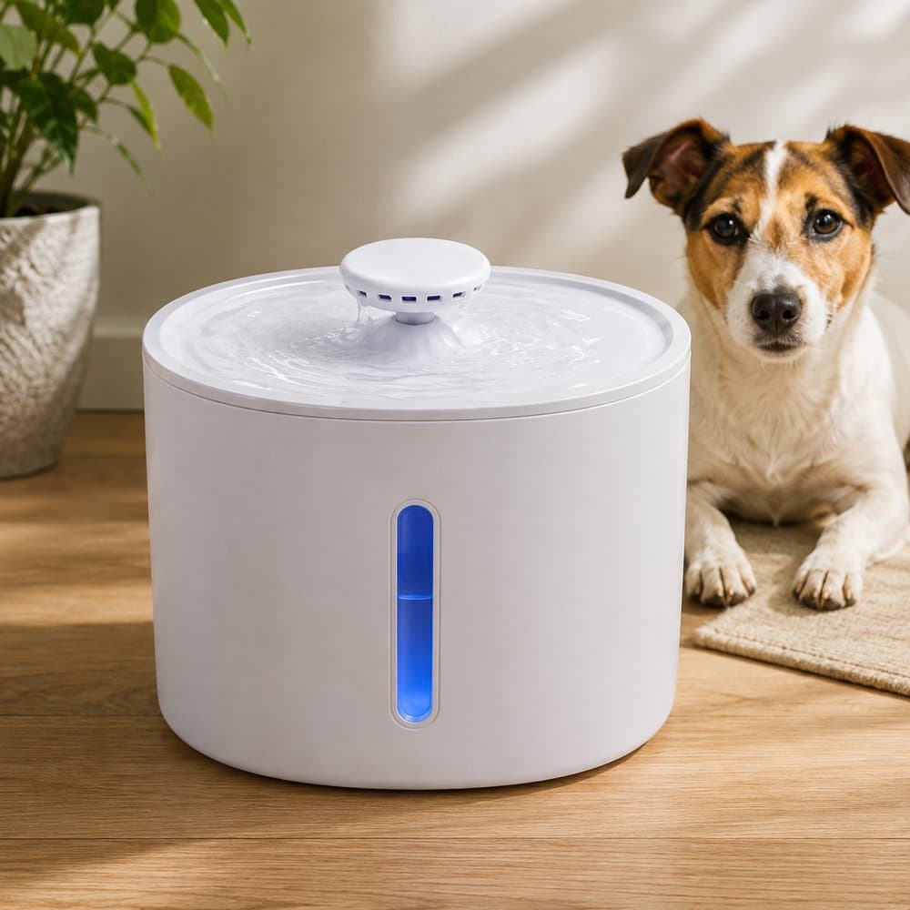 Bebedouro Automático Pet 3 Litros Fonte Cães Gatos Água Corrente Bomba Automática