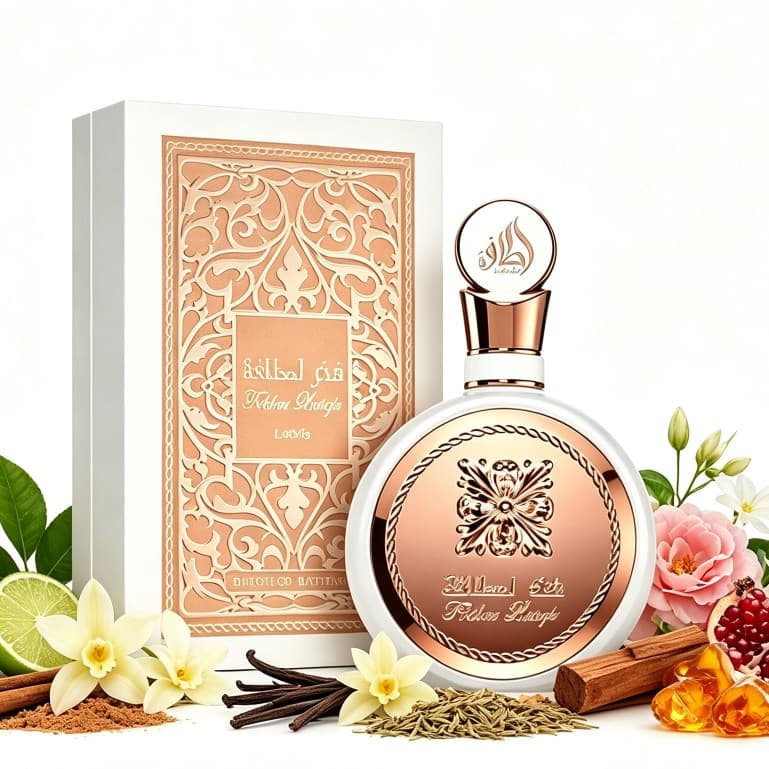 Perfume Árabe Fakhar Rose EDP Perfume Feminino da Sereia 100ml